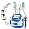 Cool Cryolipolysis Fat Freeze Slant Machine Cavitation Fat Reduction RF Skin Drawing Cryo Handle For Double Chin