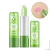 Aloe Vera Lip Balm Long Lasting Nutritious Green Lipstick Lips Moisturizer Magic Temperature Color Change Lipp Makeup8969481