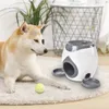 Dogs Pet Catapult Interactive Tennis Ball Launcher Jumping Ball Pitbull Toys Tennis Ball Machine Automatic Throw Pet Toys A26 Y200330