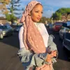 2021 хлопковый шарф, женский однотонный мусульманский хиджаб, глушитель, шали, шарфы-хиджабы, платок, шали, головной убор, 1229g