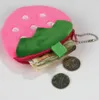 Frutas bonito Plush Coin Purse Crianças Zip pequena alteração bolsa carteira Mulheres Pouch Bolsa de Dinheiro 11 Cores