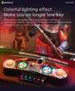 2023 Altoparlante Bluetooth 10W 4 unità Desktop gioco colorato con tastiera a pulsanti meccanici LED light computer subwoofer audio stereo 3D NR555
