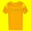 Kadın T-Shirt Yaz Kore Giysileri Örgü Seksi Elmaslar Şeffaf Kadın Üstler Gömlek Kısa Kollu Elastik Tees 2022 Kadın Tshirts