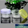 5PCS 5g Mini plástico Jars redonda pequena creme Bottle frascos de 5ml de plástico Cosmetic Jar Container Sombra Vazio maquiagem Jar Pot