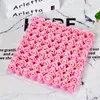 81 pcs Sabão Rose Flower Head Artificial Caixa de Presente Decorações de Casamento DIY Handmade Dia dos Namorados Presentes W-00668