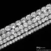 Tennis Bracelet Designer Bijoux de luxe Or Platine Diamant Hommes Cadeau de fête 3 4 5 6 mm 7 8 pouces Bracelets de mode pour femmes Jewel5811651