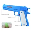 Bullet Pistol Symulacja interakcja Gra zabawka Pistol Pistolet Outdoor Game Zestaw broni zabawkowej Soft3713678