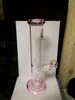 tiktok hot Girls love bong Thick pink glass water pipes cute cat bongs glass oil rigs dab rigs 14mm female joint downstems hookahs