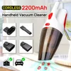 FreeShipping Newest 120W 12V Vaccum Cleaner 5000PA Super Suction Portable Cordless Handheld Rechargeable Car Vacuum Cleaner Wet/Dry Dual Us