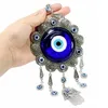 JX-lclyl mur suspendu turc bleu mal œil fleur hamsa hand hand amulet décor protection y201006302t