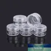 100pcs 2ml 3ml 5ml Empty Plastic Cosmetic Makeup Jar Pots Transparent Sample Bottles Eyeshadow Cream Lip Balm Storage Box