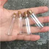Mini bouteilles en verre clair avec liège petit flacon pots de poteaux mignons métiers souhaitant une bouteille 100pcs livraison gratuite