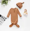 Infant Sleeping Bag Newborn Baby Swaddle Blanket hat 2 pcs Wrap Toddler Cotton Cartoon Sleeping Sacks Photography Prop zyy600