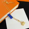 Designer Gold Long Pendant Necklaces For Women Luxurys Designers Bag Necklaces Choker Letter L Fashion Jewelry With Box D2202121Z3373405