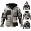 Vestes d'extérieur à capuche hommes pull manteau printemps automne hommes à capuche rayure épaisse laine fermeture éclair mâle Cardigan pulls X5P5