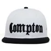 En gros 2019 nouvelle broderie COMPTON casquette de baseball casquettes hip hop chapeau de sport de mode plat pour unisexe chapeaux de papa réglables T200116