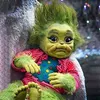 Toy Grinch Reborn Baby Realistic Cartoon Doll Christmas Simualtion Doll Kids Halloween Gifts Stuffed Plush Kid Toys Dropshippin