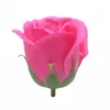 50Pcs/Set Bath Body Floral Soap Rose Head Artificial For Wedding Decoratio Valentine'S Day Gift Fake Flower LJ200910