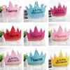 4 colors Luminous child birthday hat party supplies hat prince crown cake led luminous hoop dress up hat Party Festival Decoration