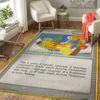Anime character introduction Area Rug 3D All Over Printed Non-slip Mat Dining Room Living Room Soft Bedroom Carpet 05 220218294V