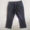 Ropa de talla grande Capri Jeans Mujer Pantalones cortos de mezclilla de verano 3/4 Pantalones de lápiz de longitud de pantorrilla Femme Casual Negro Azul LJ201030