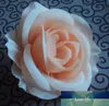 6pcs 9cm 12colors konstgjord rosen silke blomma diy bröllop båge blommor vägg bukett kyssande boll