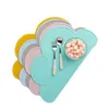 Silikon härlig molnformad baby värmeisolerad porslin kopp mat placemat köksredskap bord dekoration pads 48 * 27cm