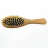 Cheap Price Natural Wooden Brush Healthy Care Massage Wood Hair Combs Antistatic Detangling Airbag Hairbrush Hair Styling Tool