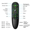 Q6 Pro Voice Remote Control 2.4G Wireless Air Mouse con giroscopio Apprendimento IR retroilluminato per Android TV Box h96 x96 max plus X1 X3