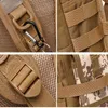 Sistema Molle Borsa da bicicletta Zaino militare Esercito Zaino da campeggio Zaino da viaggio Borse tattiche Molle Escursionismo Ciclismo all'aperto XA117A G220308