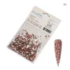 diamant Nail art Décorations fond rouge fond plat strass flamme Diamant Or Rose pâte à ongles Nail Art Décorations 20 pcs