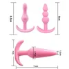 Masaj 8pcs/set anal fiş vibratör seks oyuncakları erkekler için boncuklar g spot stimülasyon silikon mastürbasyon anal masaj genişletici yetişkin ürünleri