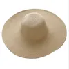 Hot Fashion Summer Women's Ladies 'Pliable Wide Large Brim Floppy Beach Hat Sun Straw Hat Cap Y200602