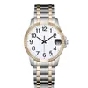 高級時計カップルスタイルクォーツムーブメント36mm 32mm女性ダイヤモンドレディウォッチステンレススチール腕時計