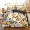 Homesky 3d Dogs Bedding Sets Queen King Size Duvet Cover Cartoon Pug Comforter Bed Set Home Textiles Bedclothes 201113