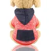 Einfarbiger Fleece-Pullover für Hunde, warm, kühl, Kapuzenpullover, weich, für Welpen, Haustierkleidung, Sweatshirt, Hundekostüm, Y200917