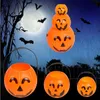 Decorazione di Halloween Puntelli Articoli per feste Faccina sorridente Zucca Sacchetti di caramelle Cestino LED Lanterna Ornamento artigianale Taglia S M L Disponibile