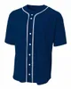 489324156454 Blank Custom Baseball Jersey Herren Damen Größe S-3XL Weißer Button-Down-Pullover