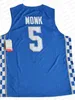 Malik Monk Jersey Kentucky Wildcats Blue White Sewn Jersey تخصيص أي اسم رقم الرجال