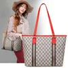 Purse female new women's leather sling shoulder large capacity Tote Bag Signature simple big bag