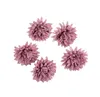 10 Stück 4 cm kleine chiffion Gänseblümchen Gerbera handgemachte künstliche Chrysantheme Blütenkopf für Hochzeitsdekoration DIY Kranz Babyparty