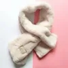 Australia Designer Sciarpe Sciarpa di peluche invernale Favore di partito Donne Ragazze Morbido pile Collo ghetta Etichetta alla moda Addensato Caldo Fazzoletto da collo Colletto in lana sintetica 6 colori