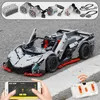 3427PCS MOC RC Техника Автомобиль Veneno Roadster Power Функция Автомобиль Модель Строительные Блоки Кирпичи Детские DIY Игрушки Рождественские подарки LJ200928