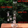 Hookah 16inch glas bong fab ägg fluorescen bongs heady matris vattenrör återvinningsolja rigg dab rosa lila bubbler vattenpipor perco