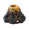 1PCS Aquarium Volcano Shape & Air Bubble Stone Oxygen Pump Fish Tank Ornament Fish Aquatic Supplies Decorations Pet Decor228t