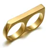 New Brand Brass Knuckles Sticker | Decalcomania in metallo Doppio a doppia barretta Doppio anello in titanio