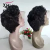 Perruque Lace Frontal Wig brésilienne naturelle, cheveux courts, coupe Pixie, 13x4, pre-plucked, avec Baby Hair, 13202725059350