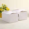 Cajas de papel Kraft Mooncake, caja de almacenamiento de embalaje de Chocolate, caja de cartón para alimentos para hornear