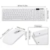 K06 Ultra-thin 2.4g Wireless Keyboard Mouse Combos With Keypad Film Ergonomic Mechanical USB Gaming Mice Keyboards Set for Laptops Computer