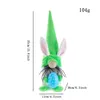 Conejo de Pascua festivo, adorno de gnomo, conejito Gonk, muñeco de peluche sin rostro, juguetes, decoración de primavera para escritorio, regalos para niños XBJK2202